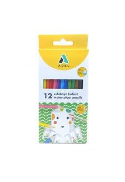 Adel Aquarell Boya Kalemi 12 Renk
