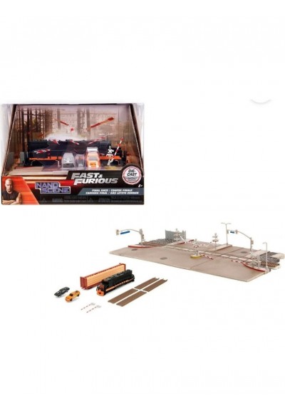 Jada Toys Fast & Furious Final Yarışı Tren Sahnesi Dioraması 1.65'' Die-Cast Jada Toys