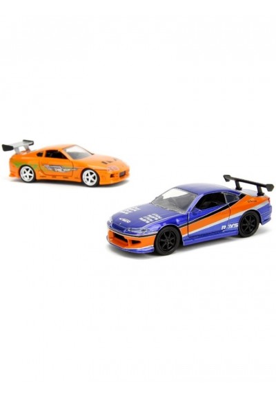 Jada 1:32 Fast & Furious Legacy Series Twin Pack W3/2 Brian's