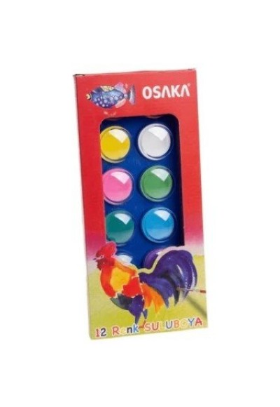 OSAKA Küçük Boy 12'li Suluboya